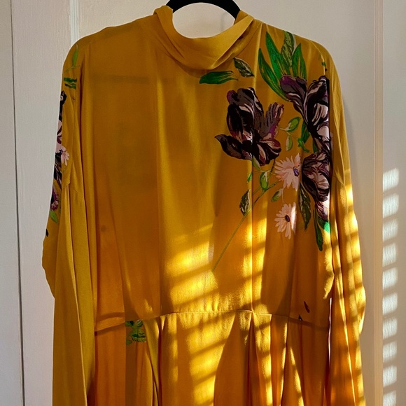 Free People Dresses & Skirts - NWT Free People Mustard Floral Dress